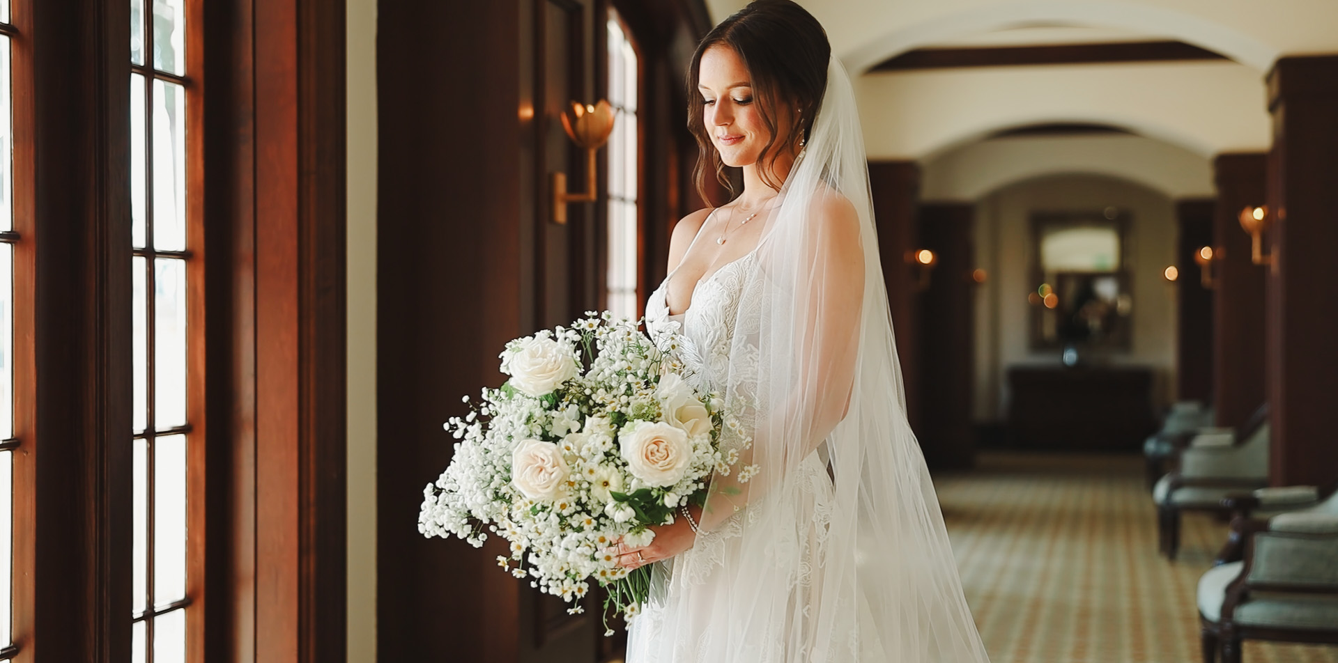 Wedding attire details at Crane Club at Tesoro