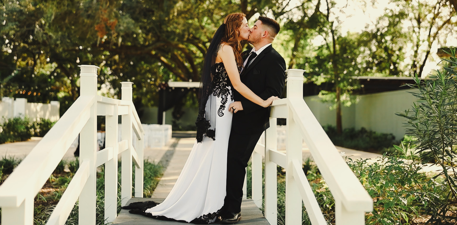 Professional wedding videography setup