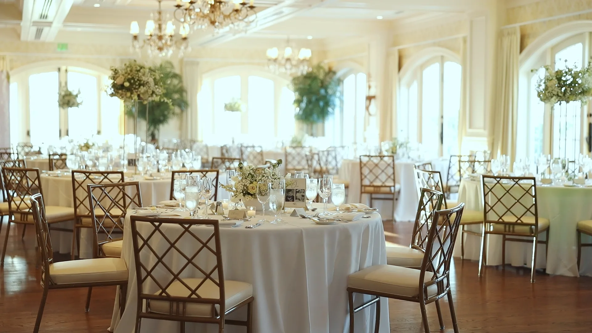 Wedding theme details at Crane Club at Tesoro