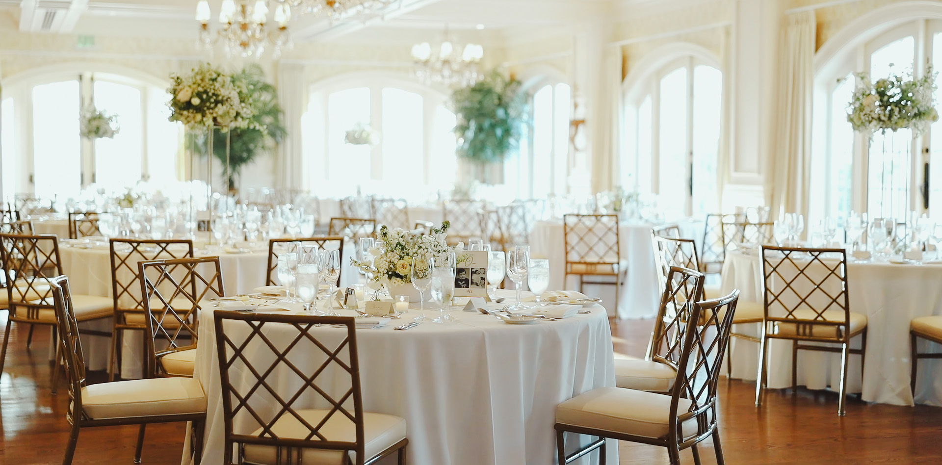 Wedding theme details at Crane Club at Tesoro